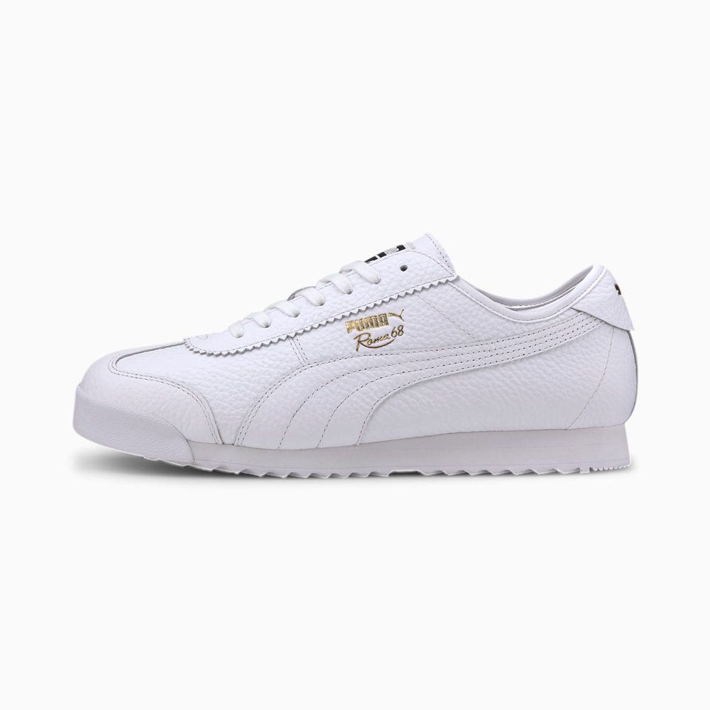 Puma Roma '68 Vintage Férfi Sportcipő - Fehér ( Hungary - FLPDH2378 )